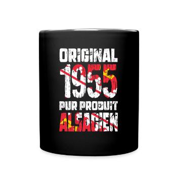 70th Anniversary - Original - 1955 - Alsatian - Full Colour Mug - black - Front