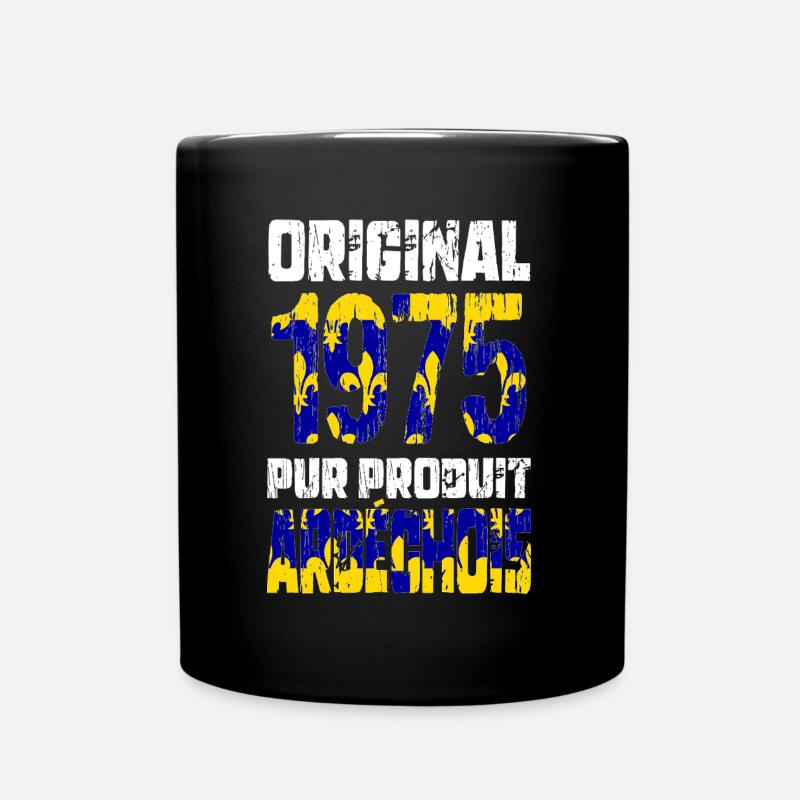 Anniversaire 50 ans - Original - 1975 - Ardéchois - Mug uni - noir