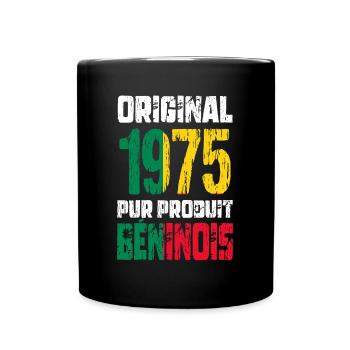 Anniversaire 50 ans - Original - 1975 - Béninois - Mug uni - noir - Devant