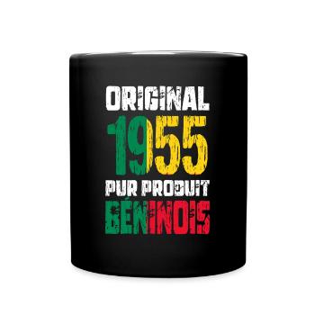 Anniversaire 70 ans - Original - 1955 - Béninois - Mug uni - noir - Devant