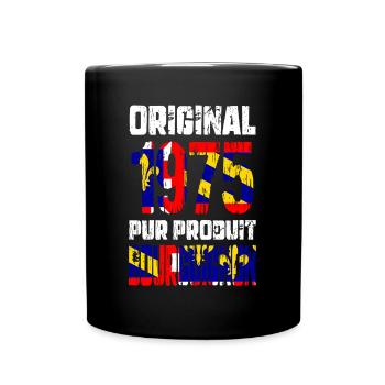 Anniversaire 50 ans - Original - 1975 Bourguignon - Mug uni - noir - Devant