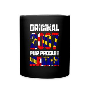 18th Birthday - Original - 2007 Burgundy - Full Colour Mug - black - Front