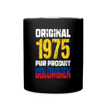 50. Jubiläum - Original - 1975 - Kolumbianisch - Tasse einfarbig - Schwarz - Vorne