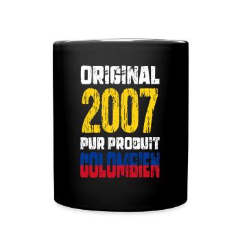 18th Birthday - Original - 2007 - Colombian - Full Colour Mug - black - Front