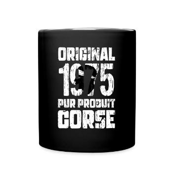 50-jähriges Jubiläum - Original - 1975 - Korsika - Tasse einfarbig - Schwarz - Vorne