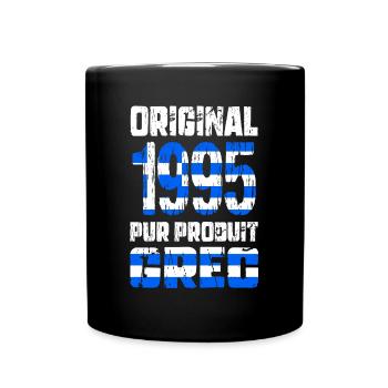 30 Jahre Jubiläum - Original 1995 - Griechisch - Tasse einfarbig - Schwarz - Vorne