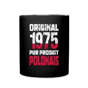50-jähriges Jubiläum - Original 1975 - Polnisch - Tasse einfarbig - Schwarz - Vorne