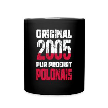 20 Jahre Jubiläum - Original 2005 - Polnisch - Tasse einfarbig - Schwarz - Vorne