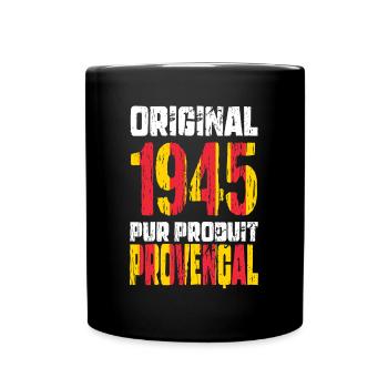 80th Anniversary - Original 1945 - Provençal - Full Colour Mug - black - Front