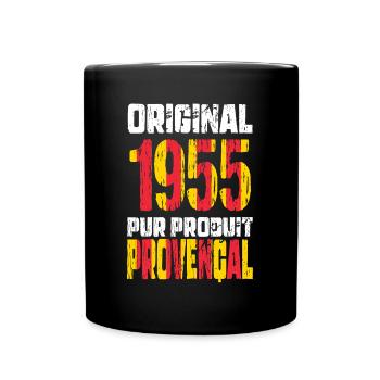 70th Anniversary - Original 1955 - Provençal - Full Colour Mug - black - Front