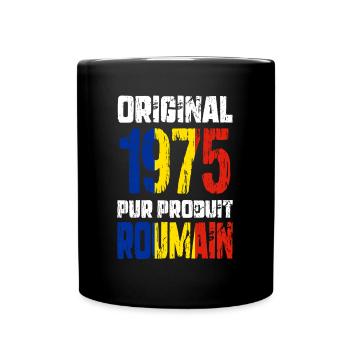 50th Anniversary - Original 1975 - Romanian - Full Colour Mug - black - Front