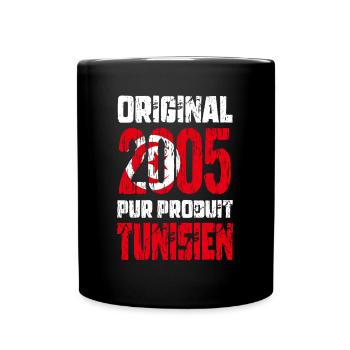 20-jähriges Jubiläum - Original 2005 - Tunesisch - Tasse einfarbig - Schwarz - Vorne