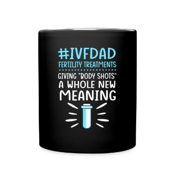 Embryo Transfer Day Fetus - Full Colour Mug - black - Front