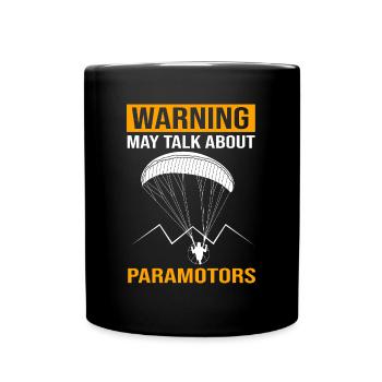 Gleitschirmflieger Gleitschirmfliegen Parapente - Mug uni - noir - Devant