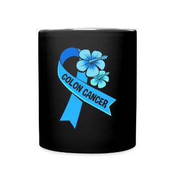 Colon, Cancer, Large Intestine - Full Colour Mug - black - Front