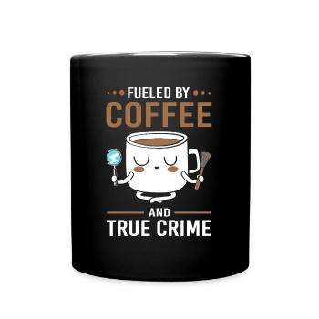 True Crime Krimi - Tasse einfarbig - Schwarz - Vorne