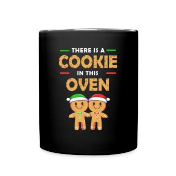 Christmas Gender Reveal - Full Colour Mug - black - Front