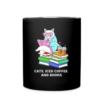 Iced Coffee Barista Caffeine Espresso Iced Coffee - Full Colour Mug - black - Front