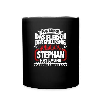 STEPHAN - Grill - Tasse einfarbig - Schwarz - Vorne