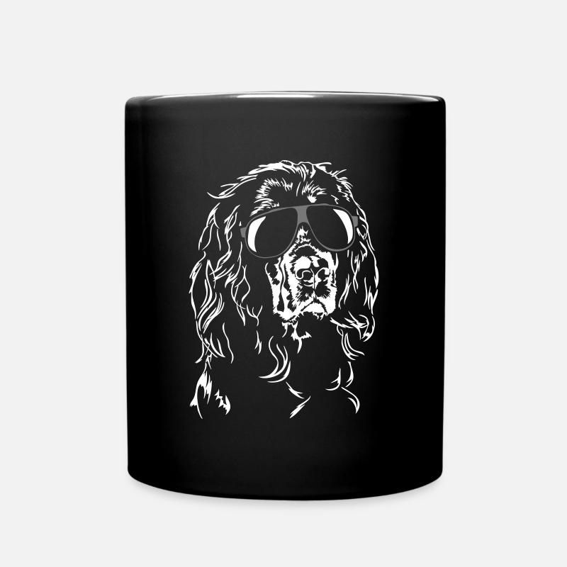 GORDON SETTER cool lunettes de soleil chiens cadeau - Mug uni - noir