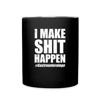 Docteur infirmière endoscopie - Mug uni - noir - Devant