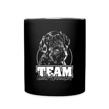 TEAM GIANT SCHNAUZER Hundesport Hunde IGP Wilsigns - Tasse einfarbig - Schwarz - Vorne