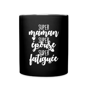 Humour maman - Mug uni - noir - Devant