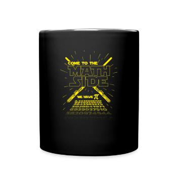 Venez à la page maths - Pi Wortspiel Humor - Mug uni - noir - Devant