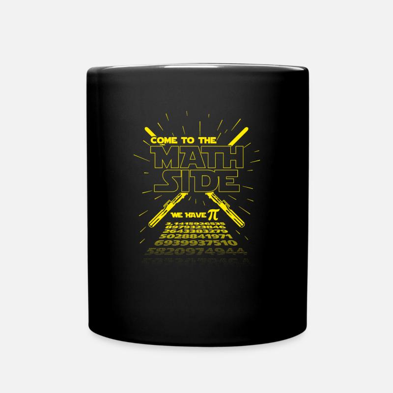 Venez à la page maths - Pi Wortspiel Humor - Mug uni - noir