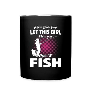 Pêcheur Drôle pêche Pêche à la mouche Poisson - Mug uni - noir - Devant