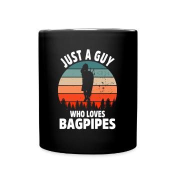 Idée cadeau de cornemuse Joueur de cornemuse Écosse - Mug uni - noir - Devant
