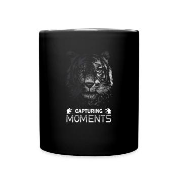 Wildlife Photography Tiger Capturing Moments - Full Colour Mug - black - Front