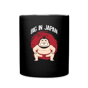 Sumo Ringer Japan - Tasse einfarbig - Schwarz - Vorne