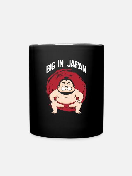 Sumo Wrestler Japan - Full Colour Mug - black