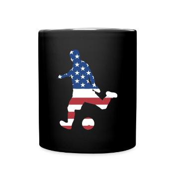 Sport Us Flag Futsal - Full Colour Mug - black - Front
