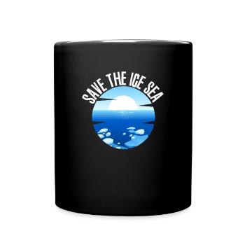 Arctic and Antarctic - Save the Ice - Full Colour Mug - black - Front