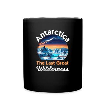 Antarctica The Last Great Wilderness Outdoor - Full Colour Mug - black - Front