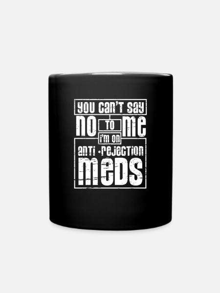 Irresistible with rejection drugs - Full Colour Mug - black