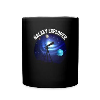 Galaxy Explorer: Astrophotography Passion - Full Colour Mug - black - Front