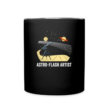 Astro-Flash : l’art de la photographie cosmique - Mug uni - noir - Devant