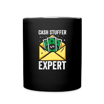 Cash Filler Expert - Budgétisation du portefeuille d’argent - Mug uni - noir - Devant