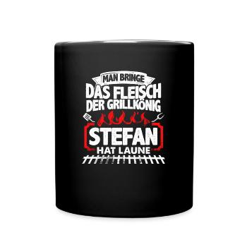 STEFAN - Grill - Tasse einfarbig - Schwarz - Vorne