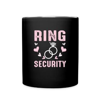 Wedding marriage wedding ceremony love loyalty gift idea - Full Colour Mug - black - Front
