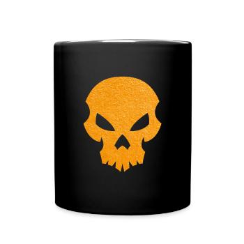 Tête de mort - Mug uni - noir - Devant