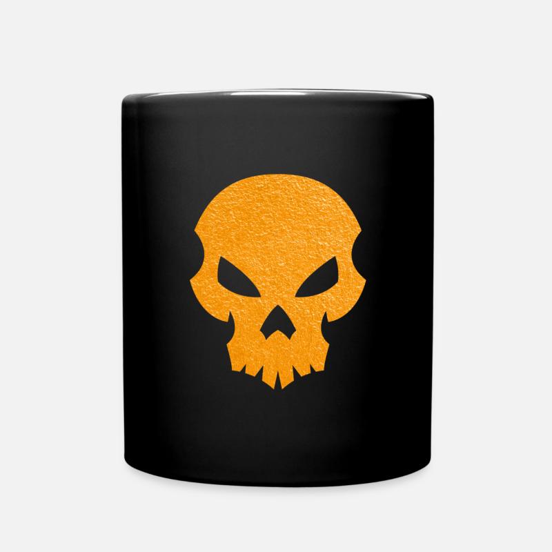 Totenkopf - Tasse einfarbig - Schwarz