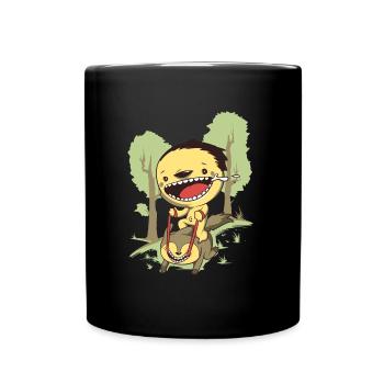 Ride Lustig Geschenk Geschenkidee - Tasse einfarbig - Schwarz - Vorne