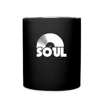 Soul Music disque vinyle disque vinyle - Mug uni - noir - Devant