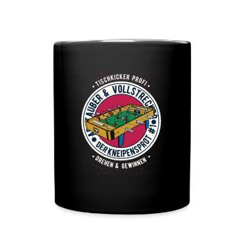 kicker table baby foot ballon de table - Mug uni - noir - Devant