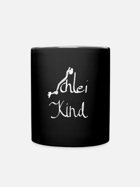 Schlei Kind - Tasse einfarbig - Schwarz