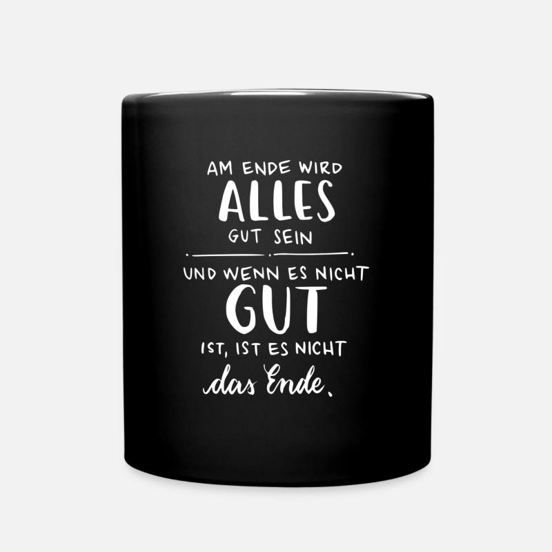 Tout ira bien - Mug uni - noir